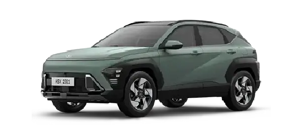 Vista lateral del The all-new Kona Hybrid