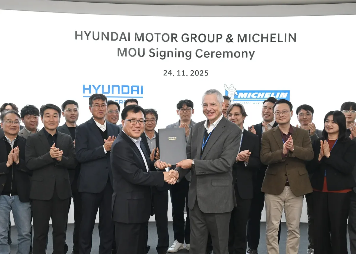 Hyundai Motor Group y Michelin se asocian para acelerar 
Tecnologías de neumáticos de próxima generación para la movilidad futura