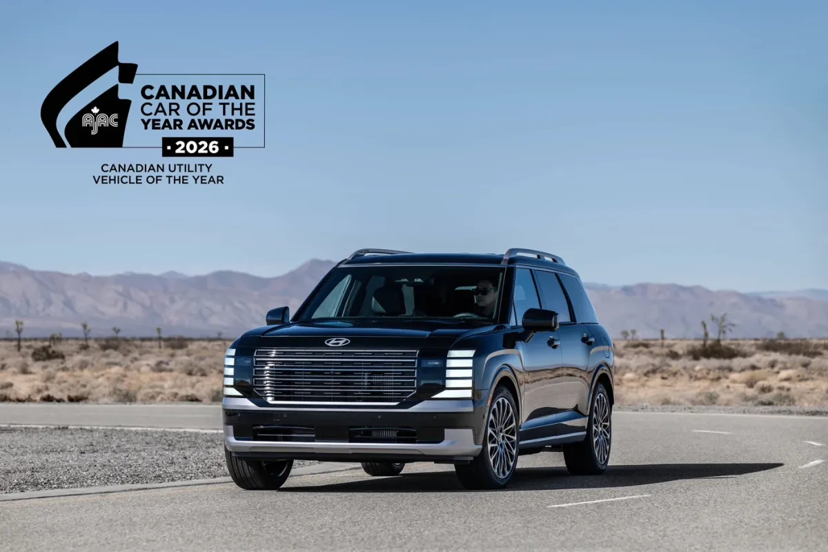 Hyundai PALISADE fue coronado Vehículo Utilitario Canadiense del Año 2026